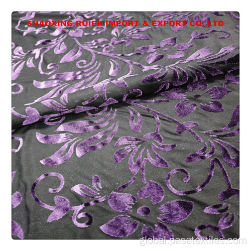 Digital Printing Fabric velvet burnout fabric for clothing/sofa/home textile Manufactory